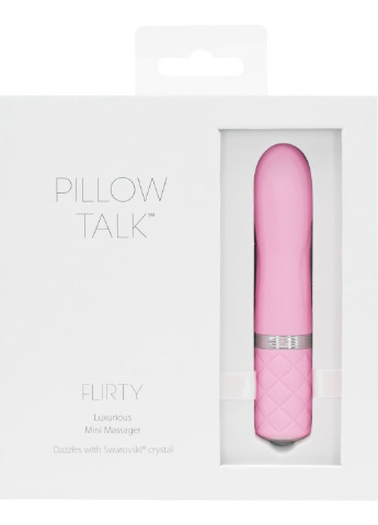 Роскошный вибратор - Flirty Pink с кристаллом Сваровски Pillow Talk (252146326)