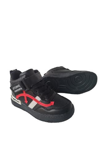 Черные демисезонные кроссовки Канарейка