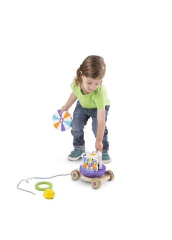 Развивающая игрушка Первая деревянная игрушка Карусель (MD13616) Melissa&Doug (254068834)