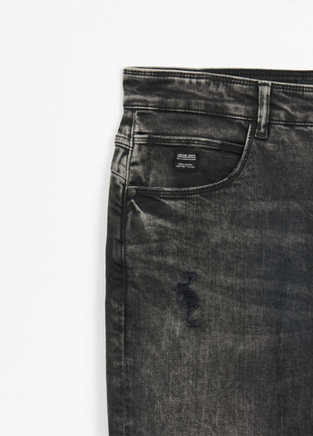 Темно-серые демисезонные скинни джинсы House