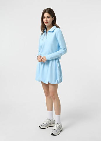 Блакитний світшот Promin однотонний без декору (337363186)