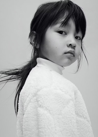 Молочная демисезонная куртка куртка-лайнер H&M