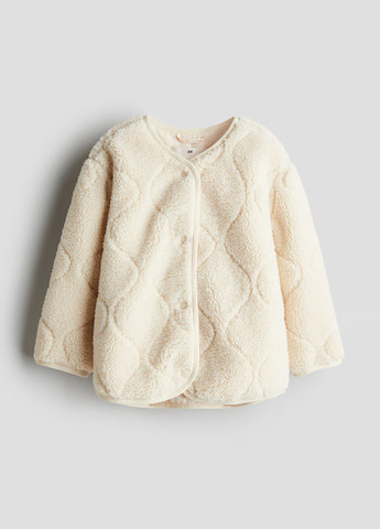 Молочная демисезонная куртка куртка-лайнер H&M