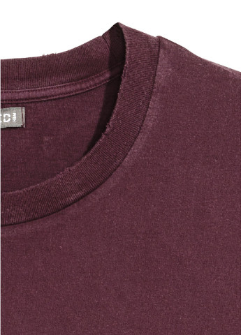 Бордовая футболка H&M