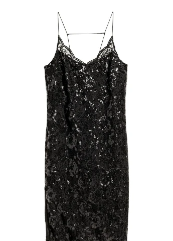 Черное платье H&M