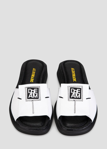 Белые шлёпанцы Alromaro