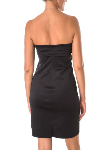 Черное вечернее платье Zimo однотонное