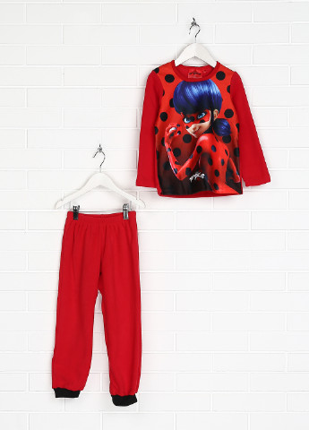 Красная всесезон пижама кофта + брюки Disney