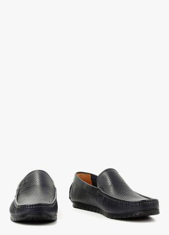 Темно-синие мокасини Le'BERDES