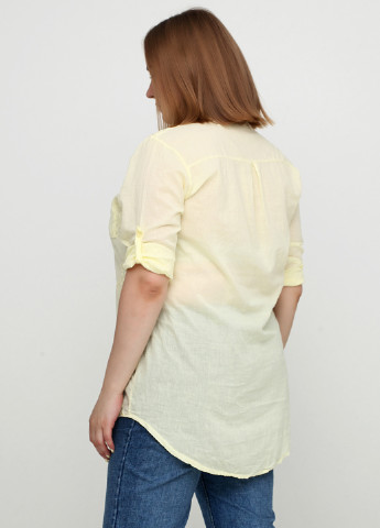 Лимонная демисезонная блуза Italy Moda