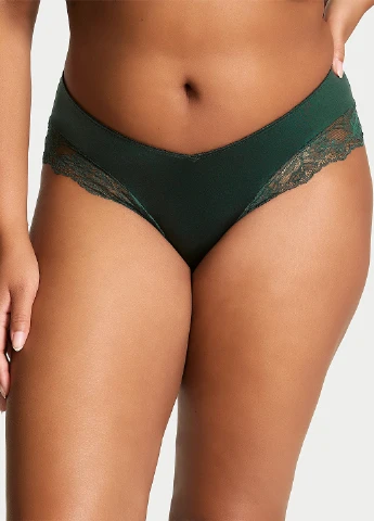 Темно-зелений демісезонний комплект (бюстгальтер, трусики) Victoria's Secret