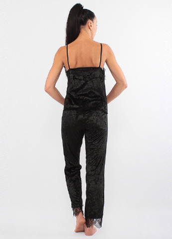 Ліловий демісезонний комплект (халат, топ, штани) Ghazel