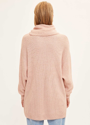 Светло-розовый демисезонный свитер DeFacto
