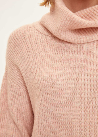 Світло-рожевий демісезонний светр DeFacto