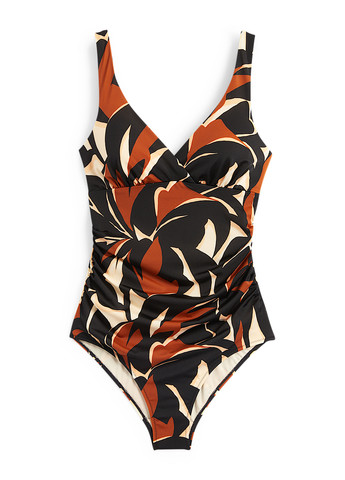 Черный демисезонный купальник слитный C&A