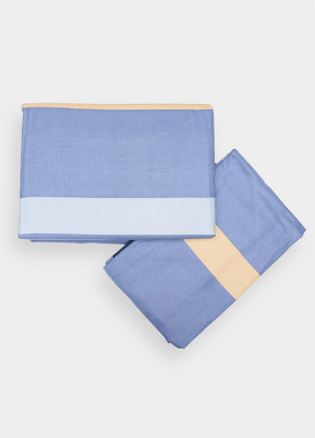 Комплект постельного белья синего цвета полуторка Let's Shop (256548088)