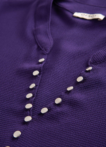 Фиолетовая демисезонная блуза с длинным рукавом Orsay