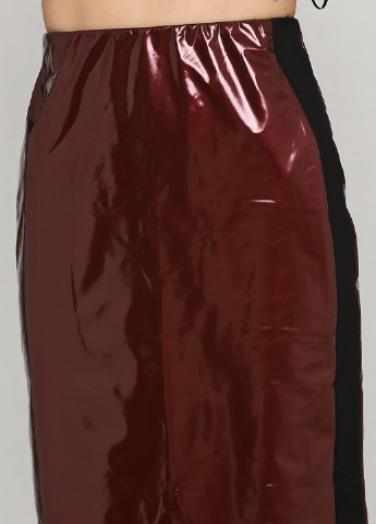 Бордовая кэжуал юбка Andre Tan карандаш