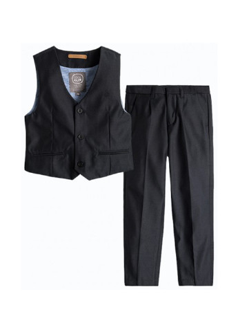 Черный демисезонный комплект (жилет, брюки) Cool Club by SMYK