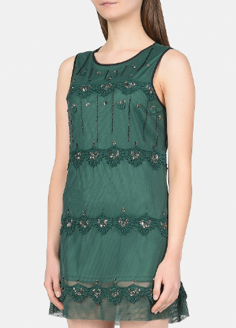 Зеленое коктейльное платье Twinset