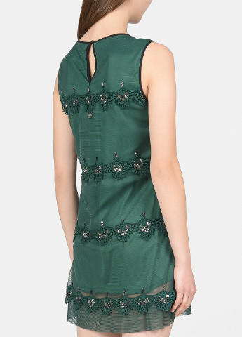 Зеленое коктейльное платье Twinset