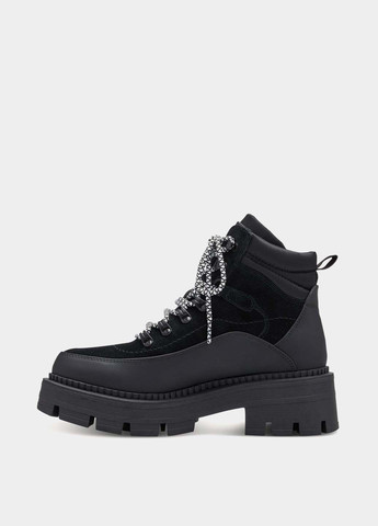 Осенние ботинки берцы Tamaris со шнуровкой из искусственной замши, из искусственной кожи