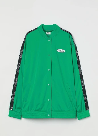Зелена демісезонна куртка H&M
