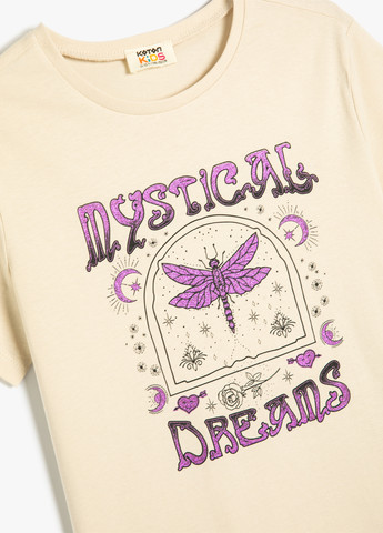 Кремова літня футболка KOTON