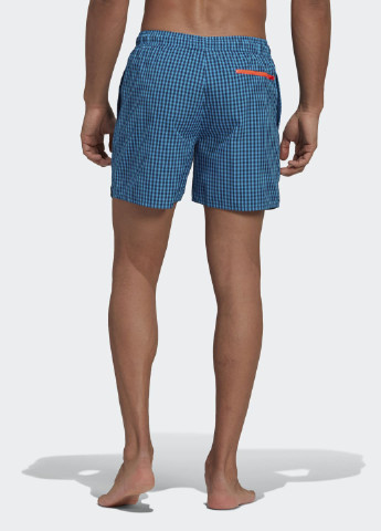 Мужские синие спортивные шорты для плавания check adidas
