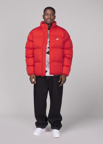Червона демісезонна куртка fb7368-657 Nike CLUB PUFFER