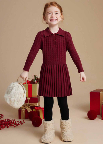 Бордова сукня SHEIN (367210983)