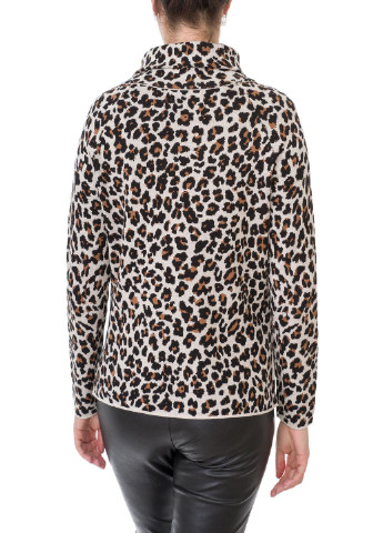 Комбинированный зимний свитер Oui