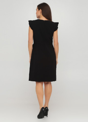 Черное кэжуал платье футляр Ann Taylor однотонное