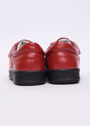 Червоні осінні кросівки дитячі червоні штучна шкіра демисезон Let's Shop