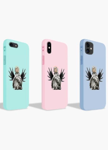 Чохол силіконовий Apple Iphone X Біллі Айлиш Ренесанс (Billie Eilish Renaissance) Білий (6129-1205) MobiPrint (219357444)