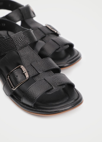 Черные босоножки URBAN TRACE с ремешком