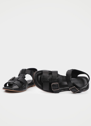 Черные босоножки URBAN TRACE с ремешком