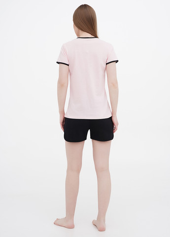Розовая всесезон пижама (футболка, шорты) футболка + шорты Lucci