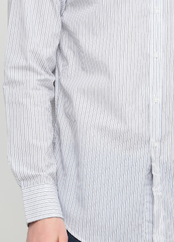 Белая кэжуал рубашка в полоску F&F