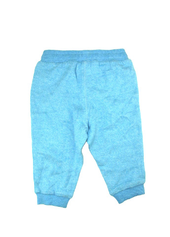 Голубые кэжуал демисезонные брюки джоггеры H&M