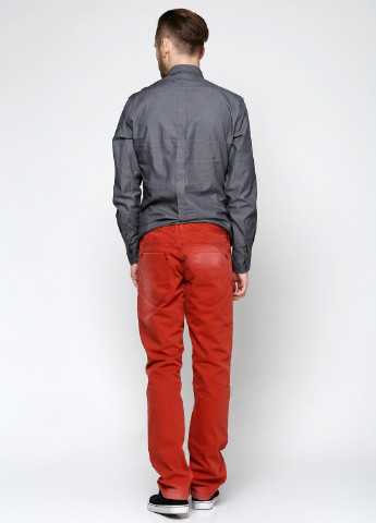 Терракотовые кэжуал демисезонные прямые брюки Antony Morato