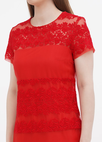 Красное кэжуал платье Gio Guerreri однотонное