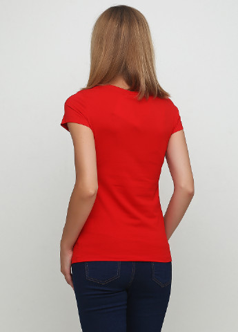 Червона літня футболка Monte Cervino