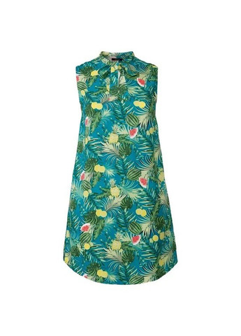 Зелена кежуал сукня а-силует Esmara з малюнком