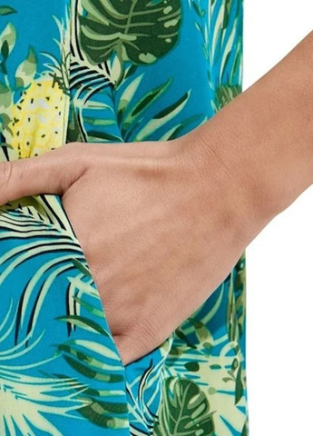 Зелена кежуал сукня а-силует Esmara з малюнком