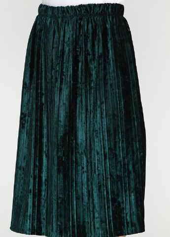 Темно-зеленая кэжуал однотонная юбка My Shop