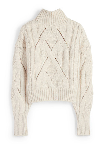 Светло-бежевый зимний свитер C&A