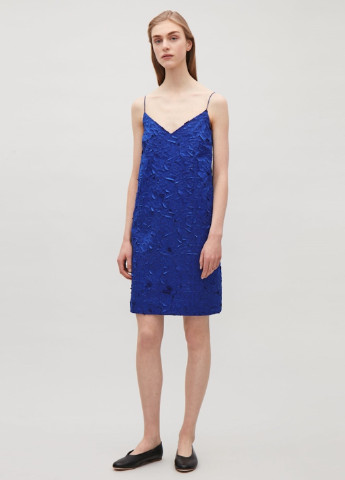 Синя кежуал плаття, сукня сукня-комбінація Cos однотонна