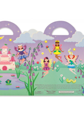 Набор для творчества Объемные многоразовые наклейки Феи (MD19414) Melissa&Doug (202374271)