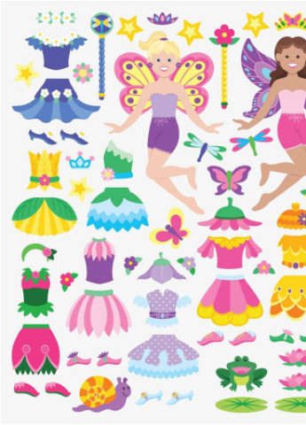 Набор для творчества Объемные многоразовые наклейки Феи (MD19414) Melissa&Doug (202374271)